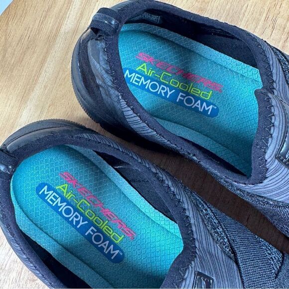 Skechers Flex Appeal 2.0 Slip Pn Comfort Sneakers Black Grey 9.5 Womens - Picture 9 of 11